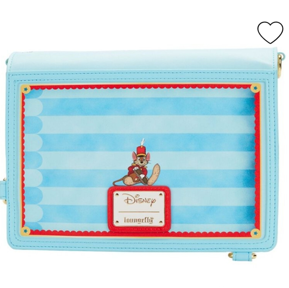 Loungefly Disney Dumbo Storybook Convertible Backpack & Crossbody Bag - Picture 4 of 5